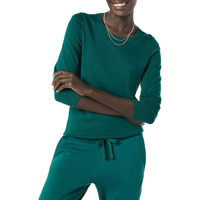 walmart Essentials Womens Lightweight Crewneck Sweater