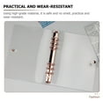 thumbnail image 4 of SHISUYAN Portable Transparent Binder Cover PVC Notebook Cover Loose-leaf Scrapbook Cover, 4 of 8