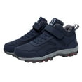 thumbnail image 3 of Juosiy Work Boots for Men Winter Trekking Snow Booties Plush Lined Non Slip Hiking Casual Shoes, 3 of 5
