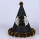 thumbnail image 4 of KAKOWELY gorros puntiagudos con pompones para cumpleaños, decoración para fiestas (dorado, plateado y negro), 4 of 5