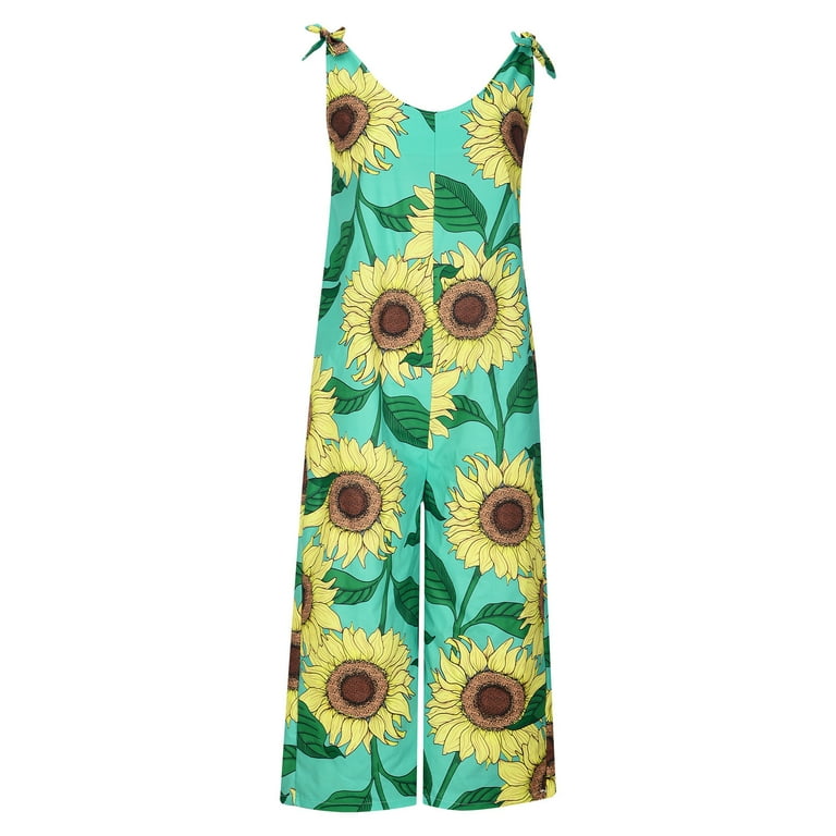 Sexy Fashion Floral Print Wide Leg Jumpsuit