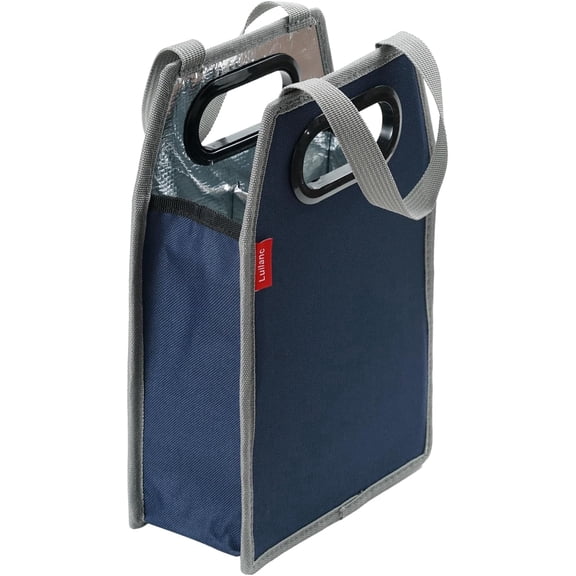 Collapsible 2 Bottle Storage Box Reusable Portable Wine Carrier Case for Tote Bag, Moving, Vacation Bottle Caddy