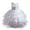 White, variant on Girl Dress Kids Ruffles Lace Party Wedding Dresses Cute Bowknot Waist Evening Puffy Gown Dress White 120
