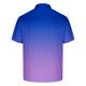 thumbnail image 5 of Camisa Casual de Impresión de Gradiente de los Hombres, Top de Solapa de Manga Corta en Tela de Malla Ligera para el Aire Libre Y el Ocio, Blusa de Suéter Elegante, 5 of 9