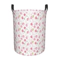 thumbnail image 1 of Fotbe Tulips Flowers Cesto de Ropa con Asas, Cesto Impermeable de Gran Capacidad, Bolsa de Lavado para Dormitorio, Cesto de Ropa con Ruedas y Asas-Small, 1 of 6