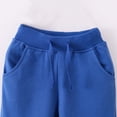 thumbnail image 6 of ZOYOEN Toddler Boys Graphic Sweatpants- Elastic Waist Casual Cute Soft Cotton Kids Jogger Pants Blue Size 6 T, 6 of 8
