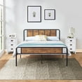 thumbnail image 1 of VECELO 3-Piece Bedroom Sets Metal Bed Frame and 2 Nightstands, 1 of 7