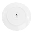 thumbnail image 3 of Hometrends Ultra Durable 4 Piece 10.5 Inch Fine Ceramic Embossed Dinner Plate Set in White, 3 of 4