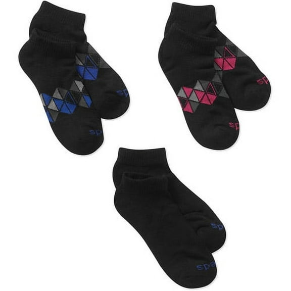 Ped Low Cut With Arch Socks, 3 Pair