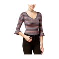 thumbnail image 1 of Free People - Camiseta con adornos de volantes y purpurina para mujer, multicolor, pequeÃ±a Free People Camiseta adornada, 1 of 2