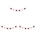 thumbnail image 2 of 3PCS Valentines Garland,Valentines Day Decorations,Wood Bead Garland with Felt Hearts for Valentine Decor,Red and Pink Farmhouse Valentine's Day Banner for Wedding,Anniversary Decorations(3PCS), 2 of 7