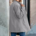 thumbnail image 4 of Vedolay Blazer Jackets for Women Womens Casual Long Sleeve Open Front Lapel Collar Work Office Blazer Jacket,Gray M, 4 of 5