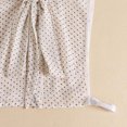 thumbnail image 3 of Cuello Falso Sunnimix Lazo Gasa Mujer Media Camisa Desmontable Lunares Blanco, 3 of 8
