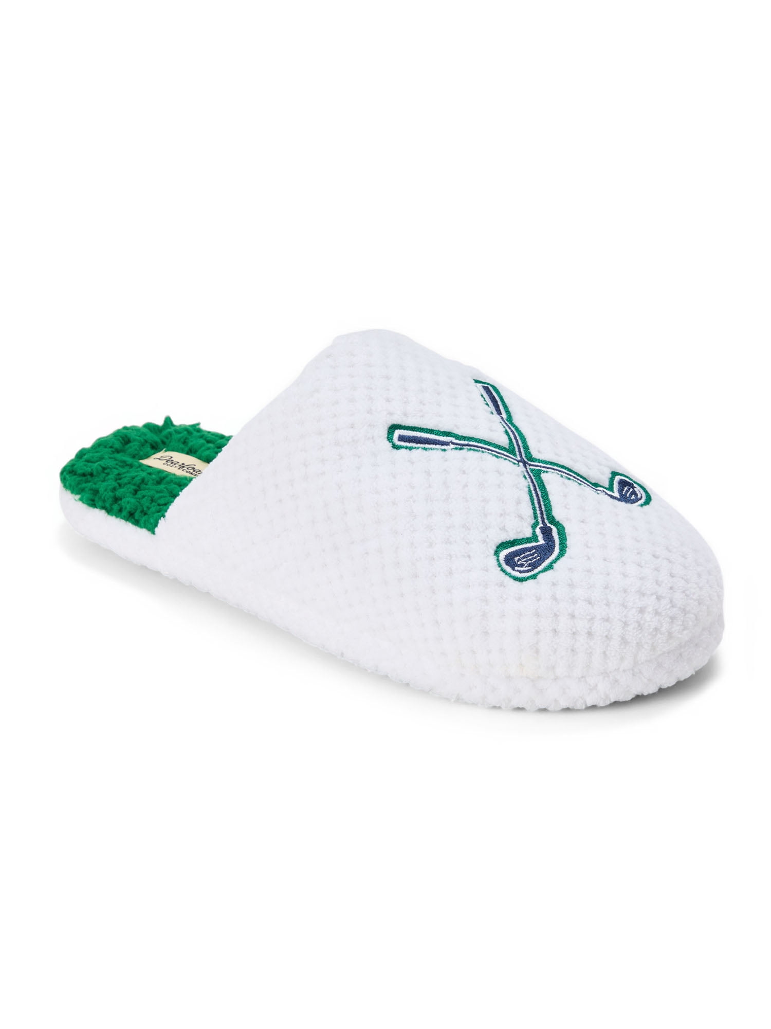 Dearfoams Men's Sports Scuff Slippers