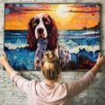 thumbnail image 6 of Thuan Irish Redand White Setter Dog Art Print Canvas, Dog Canvas Wall Art Painting Decor, Dog Pop Art Home Decor Artwork For Bedroom Living Room Bathroom decor, 6 of 6