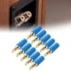 thumbnail image 5 of Conector De Bananas, Tipo De Soldadura De Enchufe De Banana Macho 10 Piezas Para Conexión OTVIAP Azul, 5 of 8