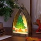 thumbnail image 5 of xihome Farol navideño porttil luminoso con luz nocturna, anillo de traccin, funciona con pilas, adorno colgante, 5 of 6
