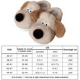 thumbnail image 2 of Pantufla Zapatillas Lindo Perro Dibujos Animados Animal Antideslizante para Hombres Mujeres (42-43) Caqui Wdftyju Tenis De Mujer Tenis De Hombre, 2 of 6
