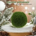 thumbnail image 4 of Raindrops Realistic Faux Moss Ball for Home Decor DIY Holiday Display Artificial Green Moss Plant for Party Wedding Vase Filler Foam Grass Ball for Decoration, 4 of 8