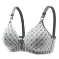 thumbnail image 4 of Sakmal Cotton Women Bras Plus Size Lift Bralette Soft Cup Gray Ladies Bras XL, 4 of 4