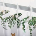 thumbnail image 3 of Sage Green Plant Shower Curtain, Retro Mushroom Spring Frog Butterfly Eucalyptus Leaf Aesthetic Bathroom Curtain, Botanical Floral Witchy Decor Shower Curtain Accessories with Hooks 72X72Inch, 3 of 6