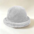 thumbnail image 7 of PureCasa Women's Winter Hats Faux Fur Fuzzy Warm Solid Color Bucket Hat Furry Fisherman Cold Weather Plush Hats for Women, 7 of 7