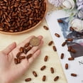 thumbnail image 3 of 500Pcs Oval Wooden Beads Rustic Farmhouse Natural Wood Beads 15x7mm Wooden Loose Beads 2.5mm Hole Macrame Spacer Beads, 3 of 6