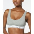 thumbnail image 2 of Calvin Klein Womens Logo Band Bralette, Grey Heather, XL, 2 of 2