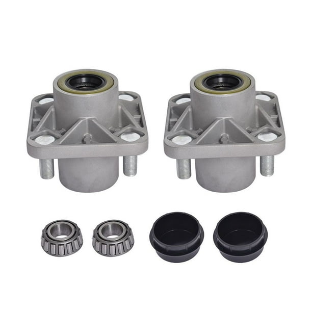 2Pack Golf Cart Front Wheel Hub Kits Bearings Seals Fit for 19822002