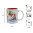thumbnail image 2 of Oktoberfest Haus Multicolor Ceramic Coffee Mug with '' I Love Norway'' 12 oz, 2 of 6