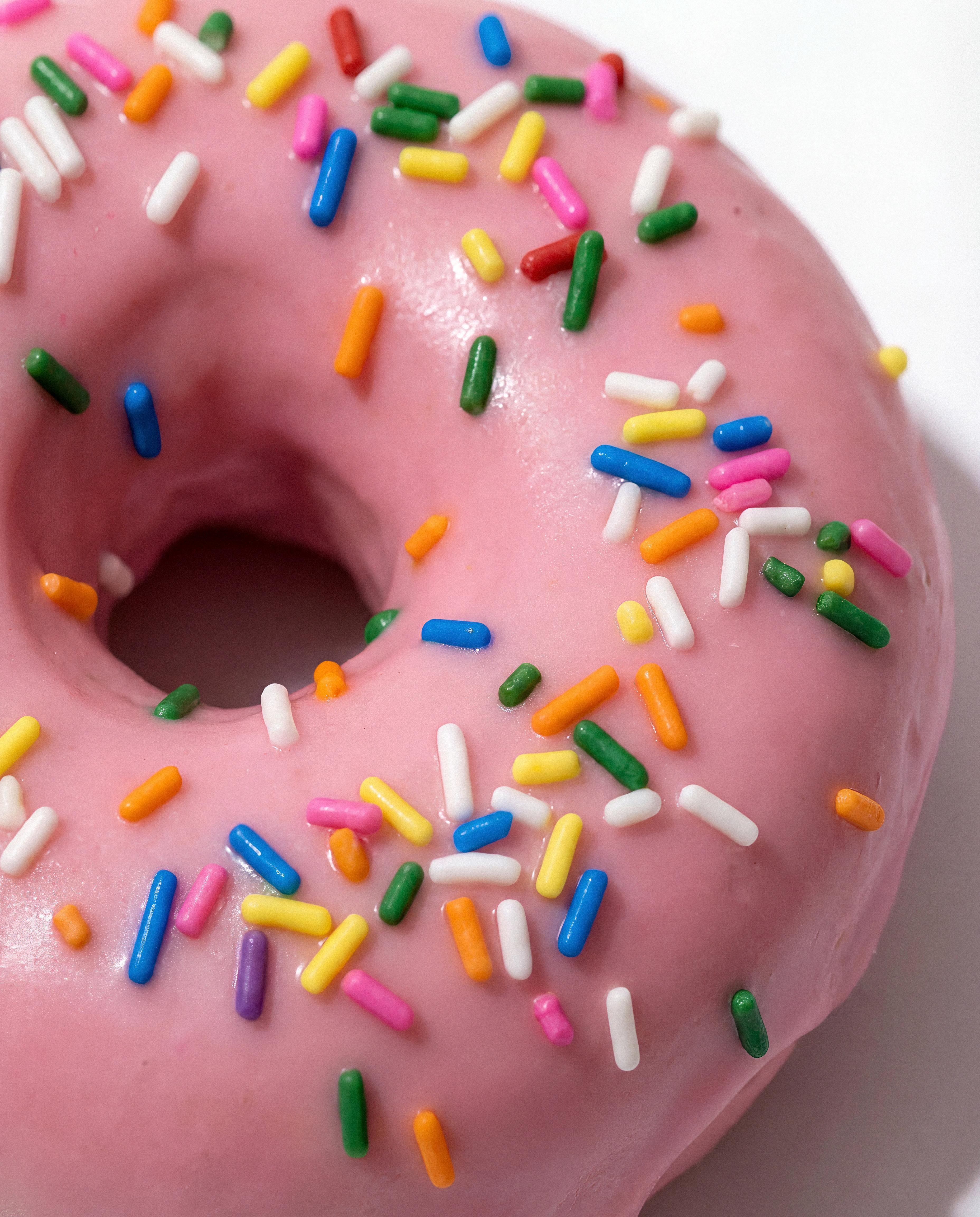 Legendary Foods Protein Donuts, Pink Sprinkle, 20g Protein, 4 Pack, Keto Friendly, Gluten Free