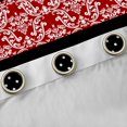 thumbnail image 5 of Feelyou Hippie Western Damask Black Out Curtains, Modern Abstract Ombre Red Curtains Pack of 2 (42x63 Each), Teens Adult Women Bedroom Curtains, Blackout Curtains Room Decor, 5 of 7