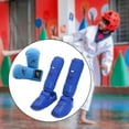 thumbnail image 3 of Lijie Karate Sparring Gear Set Karate Gloves Shin Guards Protection Training Equipment M, 3 of 6