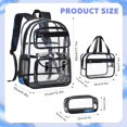thumbnail image 2 of Mochila transparente ACESAK Galaxy para niños con bolsa de almuerzo, juego de 3 piezas, 2 of 7