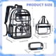 thumbnail image 2 of Mochila transparente ACESAK Galaxy para niños con bolsa de almuerzo, juego de 3 piezas, 2 of 7