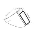 thumbnail image 3 of 2 Pairs Safety Eye Glasses Side Shield Side Shield Flap for Safety Glasses, 3 of 3