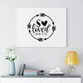 thumbnail image 2 of Scripture Walls John 3:16 So Loved Bible Verse Canvas Christian Wall Art Ready to Hang Unframed, 2 of 16