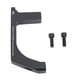 thumbnail image 1 of Adaptador de freno de disco para bicicleta, aleación de aluminio, color negro, soporte de montaje, accesorio convertidor para rueda delantera de bicicleta de carretera de 160 mm., 1 of 14