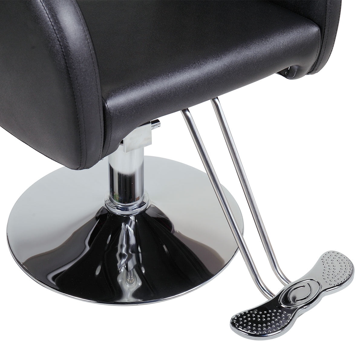 Lowestbest Heavy Duty Hydraulic Pump Barber Chair, Height Adjustable Barbering Chair with Diamond, Black Lowestbest Heavy Duty Hydraulic Pump Barber Chair, Height Adjustable Barbering Chair with Diamond, Black