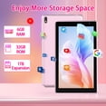 thumbnail image 3 of 7 inch Tablet Android 15 Tablets, 6GB RAM 32GB ROM 1TB Expandable, Quad-Core Processor Tablet PC, WiFi6, 3000mAh Battery, Bluetooth, 1024 x 600 IPS Touch Screen, 2+5MP Dual Camera, GMS, Pink, 3 of 7