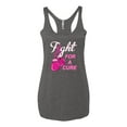 thumbnail image 2 of for a Support Awareness Tri-Blend Racerback Tank Top, Premium Heather, Medium, 2 of 3