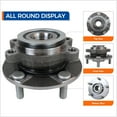 thumbnail image 4 of Pair 513298 Front Wheel Hub and Bearing Assembly Compatible with 2008-2013 Nissan Rogue, 2014-2015 Rogue Select, 2008-2012 Sentra (2.5L 4 Cylinder ONLY) 5 Lugs, 4 of 5