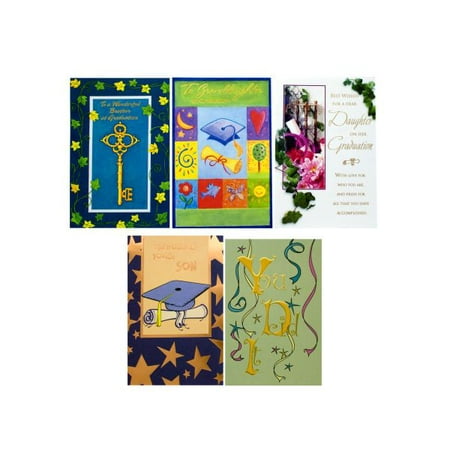 Bulk Buys Assorted Graduation Cards, Case of 24