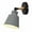 Gray, variant on Wall Lights for Bedrooms,Wall Lights Indoor Decorative,Wall Lamp Black Wall mounted Bedside Table Iron Art Plain Aisle Wall Lamp Suitable for Bedroom Bedside Aisle Study (light Source Not Included)