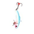 thumbnail image 2 of Toystoory 1 Uds señuelo de pesca ojos 3D cebo duro de plástico señuelos artificiales invierno mar pesca bajo aparejos 15g/20g/30g Pescar siete, 2 of 6