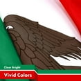 thumbnail image 4 of Mexico Flag 2x3 FT Outdoor 3Ply Double Sided Mexican National Flags MX Flag Eagle Stripes Bandera de Mexico Flags Mexican American Flag Banner Decor Indoor Outside House Garden Yard 2 Brass Grommets, 4 of 10
