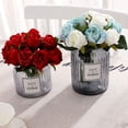 thumbnail image 3 of 12Pcs Artificial Rose Flower for Bride Wedding Photography Props Home Decor White, 3 of 9
