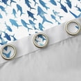 thumbnail image 5 of Feelyou Dreamy Ocean Fish Black Out Curtains, Cartoon Cute Sealife Curtains Pack of 2 (42x63 Each), Mystic Underwater World Bedroom Curtains, Blackout Curtains Room Decor, 5 of 7