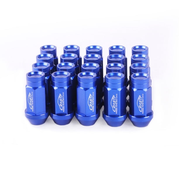 Kenally 32 unidades/juego de tuercas de rueda de coche de aleación de aluminio, reemplazo portátil, actualización modificada, accesorios de Vehículos, repuestos y accesorios Mis Azul M12x1.5