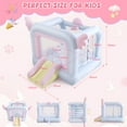 thumbnail image 7 of Veeboto Inflatable Bounce House, Kid's Bouncy House with Angel Wings for Children Aged 3-8 Years, Jumping Castle with Slide, Basketball Hoop for Indoor and Outdoor, 7 of 7
